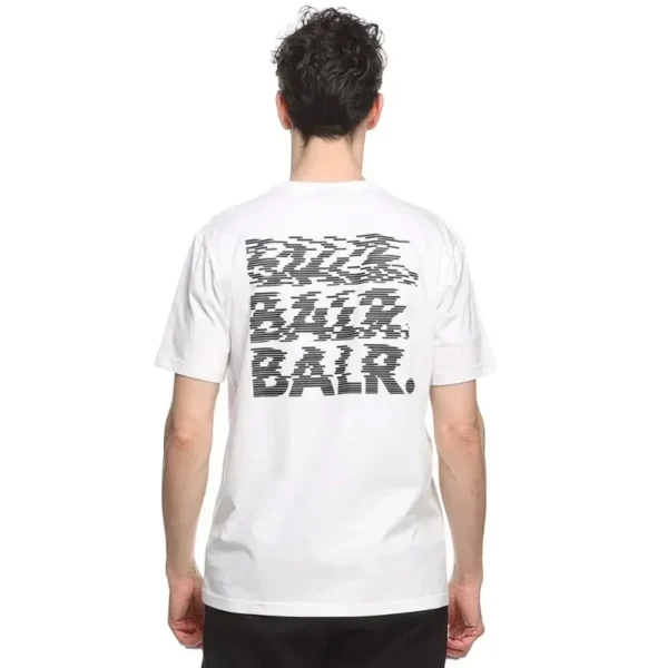BALR. Brand letter-printed crew neck summer short-sleeved cotton loose and breathable T-shirt large size men's casual style top . - Image 6