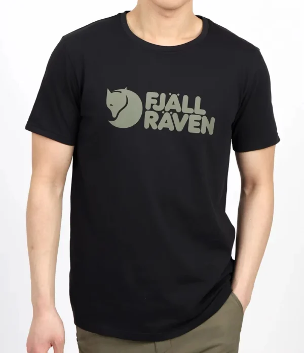 Men's Shirts Brand FJALLRAVEN Arctic Fox Classic Logo Print High Quality Casual Crew Neck Short Sleeve Loose Sports T-Shirt Tops .
