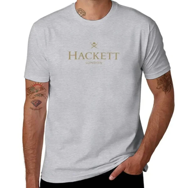 cute tops customs design your own oversized mens t shirts Hacket Limited T-Shirt Informal Hot Sale Round Collarharajuku Crewneck . - Image 5