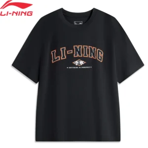 Li-Ning Men Sports Style T-Shirt AT DRY FREEZE 56%Modal 44%Polyester Breathable Loose Fit LiNing Short Sleeve Tee AHSU533 - zinifashion 201768104