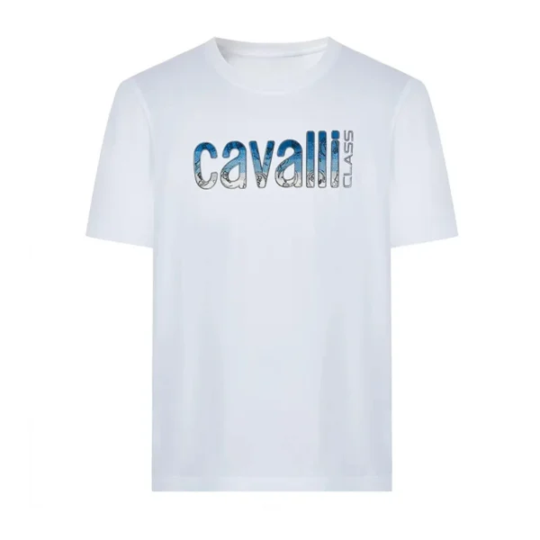 Summer New High-quality Printed Short-sleeved T-shirt Men's Pure Cotton Light Luxury Round Neck T-shirt Trendy Luxury Top - zinifashion 18 - Image 2