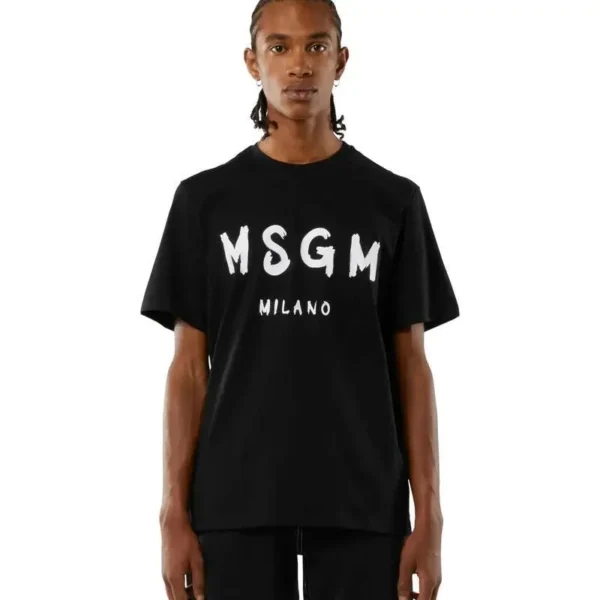 Pure Cotton Men's Printed New Letter Short-sleeved T-shirt Loose Round Neck Casual Fashion Men's and Women's Couples Summer Top . - Image 2