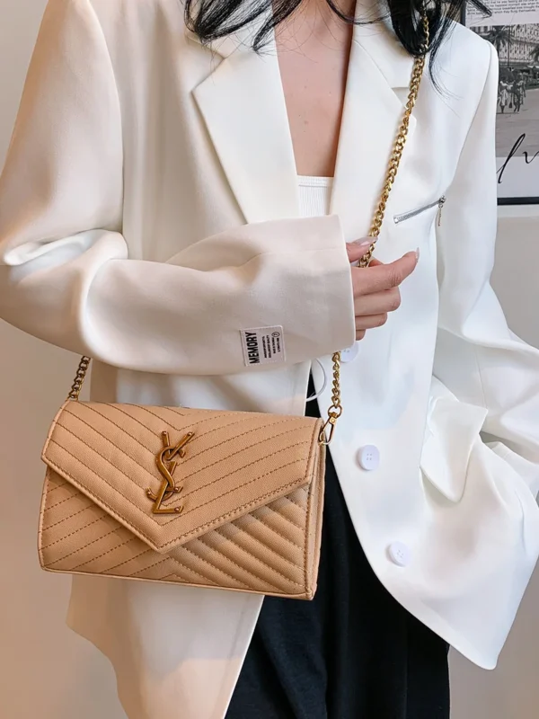 New Envelope Bag Women's Chain Crossbody Bag Commuter Mobile Phone Bag Niche Fashion Texture Bag Shoulder Bag For Women - Image 2