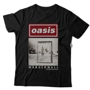 Summer New Oasis Band Rock Music Tide Brand Retro Casual Cotton Men's and Women's Casual Short-sleeved T-shirt - zinifashion 200000343