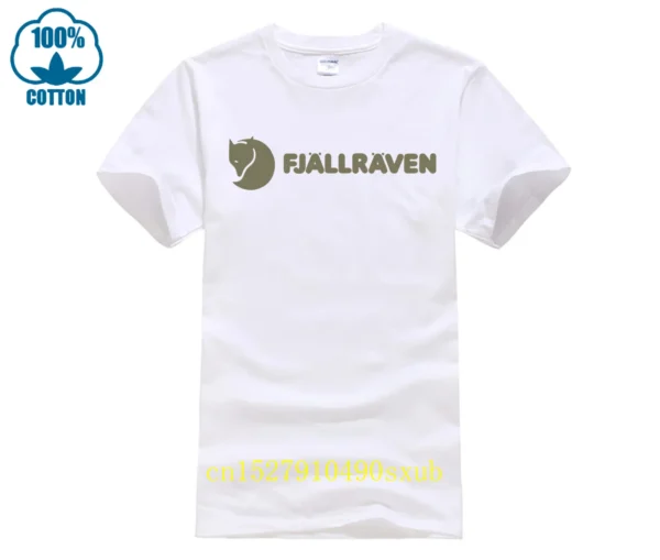 Fjall Mens T-Shirt Awesome Short-Sleeve Tee Shirt Man Printed Basic 100% Cotton Tops & Tees TEE Raven T-Shirt.