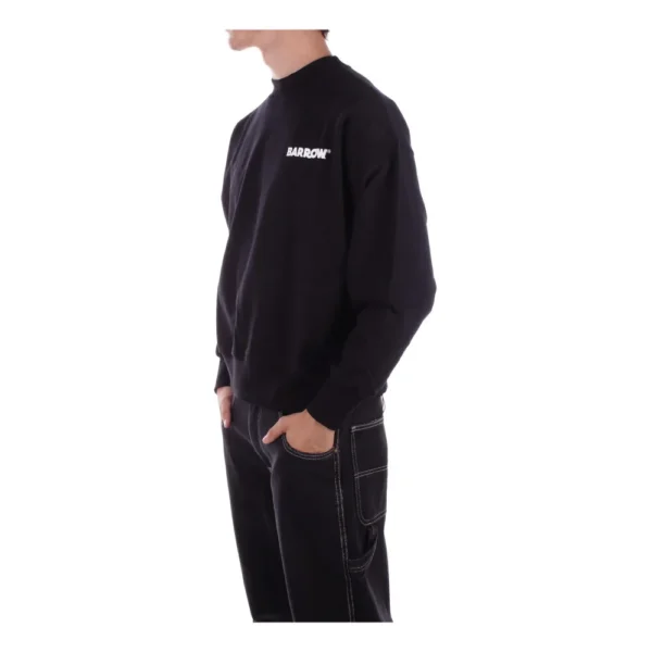 2025 barow spring hot selling brand letter printing pure cotton Men's women O-Neck sweatshirt high quality hoodie base clothing - Image 2