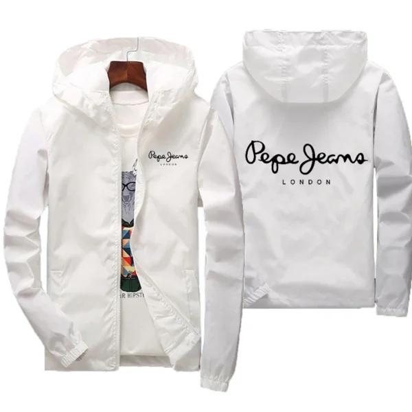 2025Men's new hiking jacket, outdoor hooded jacket, rainproof casual parka autumn outdoor sportswear, fashionable windbreaker.