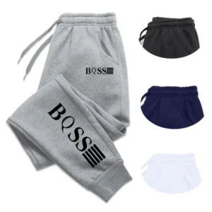 2024 Mens Sweatpants Printing Fashion Trend Jogging Trousers Versatile Soft High Quality Street Elastic Waist Casual Pants S-4XL .