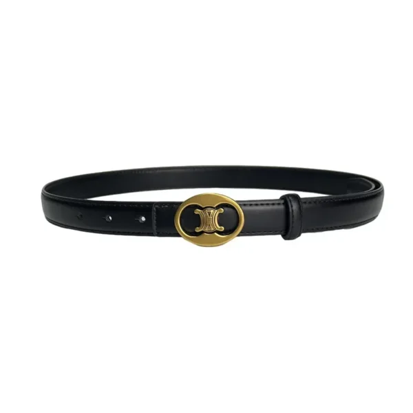 Fashion women's belt high quality gold buckle best match women's jeans belt women - zinifashion 200000297 - Image 2