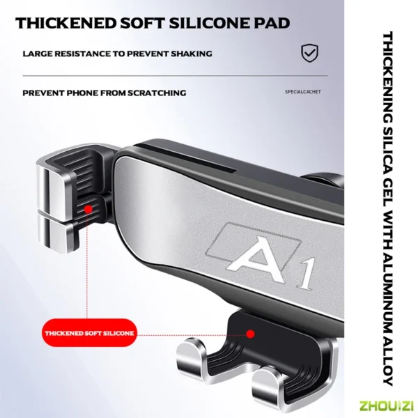 Car Mobile Phone Holder For Audi A1 Sportback 8XA 8XF 2011-2019 Air Vent Mounts Stand GPS Gravity Navigation Bracket Accessories - Image 6
