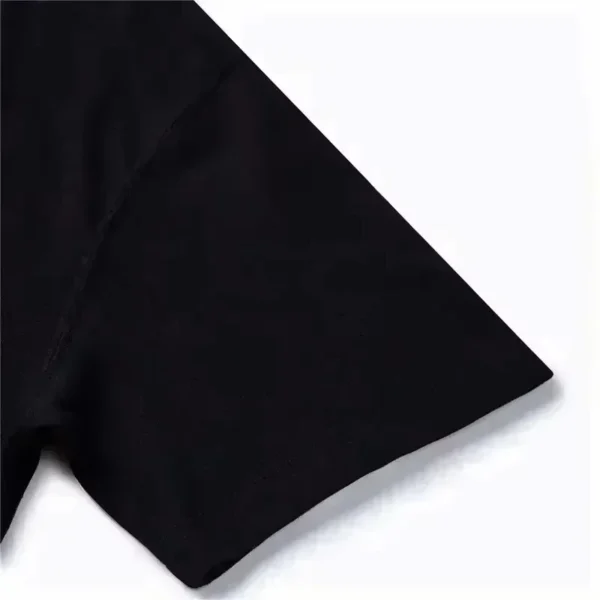 Women's 2025 New American Trend Letter Pattern Printed Short Sleeve Breathable Casual Street Style Cotton T-Shirt Couple Jacket - Image 5