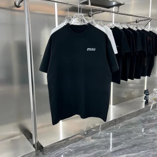 Summer Latest Luxury Brand Y2K Top T-shirt Pure Cotton Flat Print Large Size Short-sleeved Casual Men's and Women's T-shirt - zinifashion 18 - Image 2