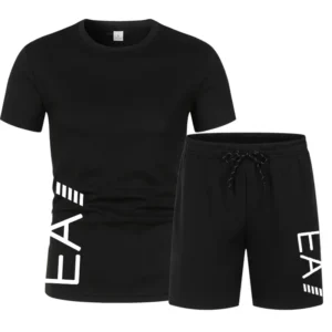 New Men's Clothing Summer Sports Suit Comfortable Breathable Mesh Running Sets Jogging Fitness Tracksuit Men Training Jersey