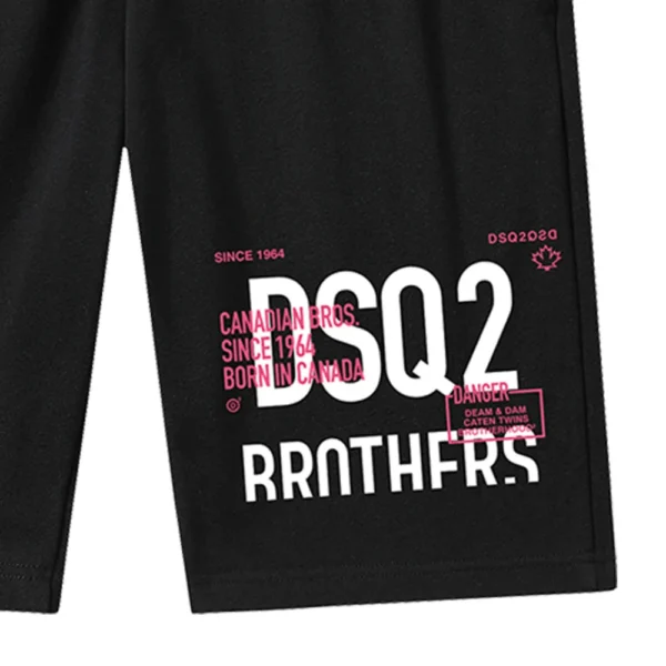 New Sport Leisure Cross-border Custom Shorts Boys Loose Large Size Simple Fashion Brand High Street Sweatpants Five Points Pants - Image 6