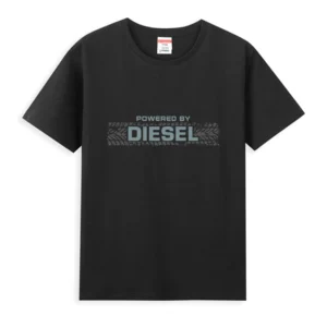 2024 Men T Shirt Casual Powered By Diesel T-shirt Graphic Oversized Sports Tops Breathable Comfortable Streetwear S-3XL Cool Tee.