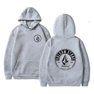 Hoody Volcom Stone Double-sided Casual Graphic Sports Tops Breathable Streetwear Women Clothing 2025 Fashion Hoodie - zinifashion 200000345