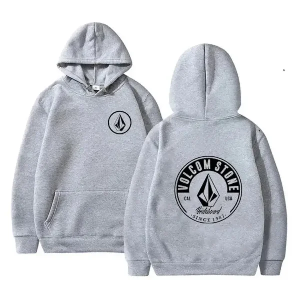 Hoody Volcom Stone Double-sided Casual Graphic Sports Tops Breathable Streetwear Women Clothing 2025 Fashion Hoodie - zinifashion 200000345