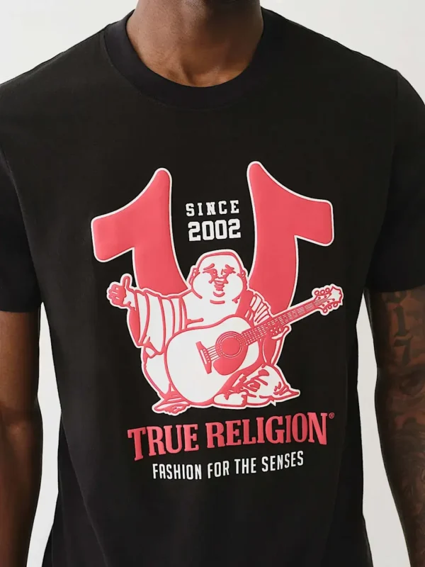 2025 Casual Cotton T-shirt Women True Religion Short Sleeves Men Vintage Loose Graphic Crew Neck T-shirt Printed Tees T Shirts - zinifashion 200000343 - Image 3