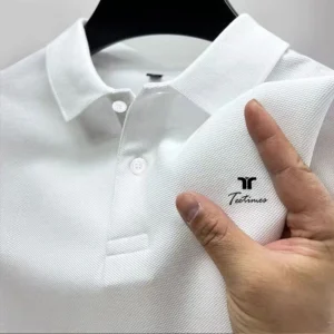 2024Summer New Fashionable Printed Short Sleeve High end Brand Men's Polo Shirt Business Casual Loose Breathable Men's WearS-3XL - zinifashion 201768104