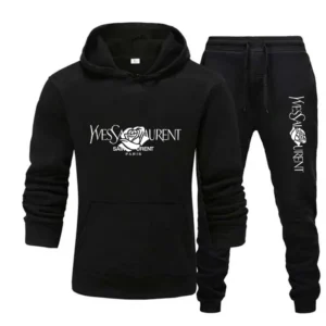 2025 Men's Casual Sports Suit with Hoodie and Sweatpants for Autumn and Winter Outdoor Sports Fashion Men's Clothing.