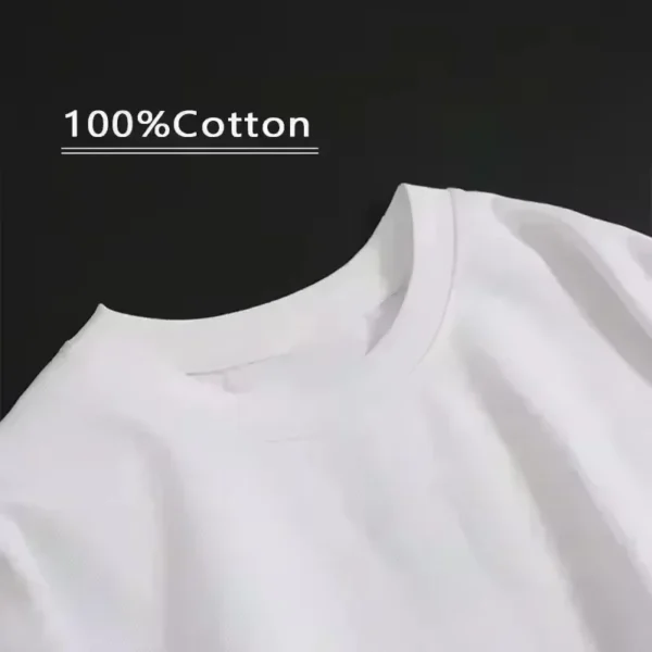 Women's 2025 New American Trend Letter Pattern Printed Short Sleeve Breathable Casual Street Style Cotton T-Shirt Couple Jacket - Image 3