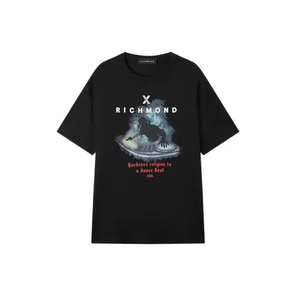 Men's and Women's T-shirts Round Neck Short Sleeved Shirt Harajuku Y2K Fashion Summer Streetwear Basketball Couple Short Sleeved - Image 3