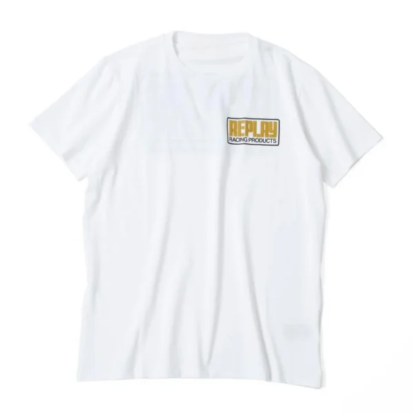 REPLAY Replay T-shirt Logo Motorcycle Wear Summer Luxury Brand Cotton Men's and Women's T-shirt Motorcycle Short Sleeve . - Image 3