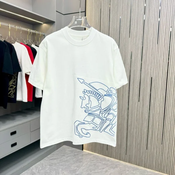 Fashion Brand New Summer Printed Cotton Men's and Women's Round Neck Casual Loose Fashion Short-sleeved T-shirt Explosion - Image 2