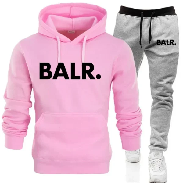 2024New Autumn Winter Hoodies+Pants Two Piece Set Printing Men Womens Hoodies Tracksuits Jogger Pants thick Warm Clothes Men - zinifashion 200000343 - Image 5