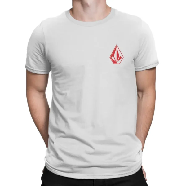 Best Red Triangle Men TShirt Volcom O Neck Tops 100% Cotton T Shirt Funny Top Quality Gift Idea - zinifashion 201768104 - Image 4