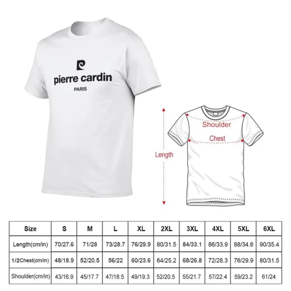 New Pierre Cardin T-Shirt sports fan t-shirts custom t shirts quick drying shirt blank t shirts T-shirt men - zinifashion 200000343 - Image 2