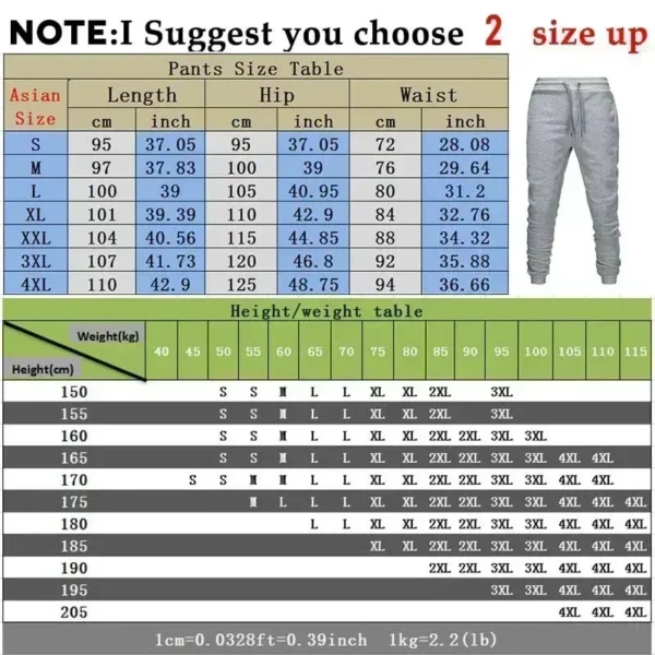FMen's Comfortable Pants Autumn and Winter Men's Trousers Sports Jogging Fitness Running Trousers Harajuku Street Pants S-3XL - Image 6