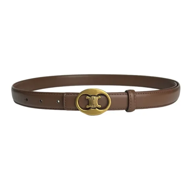 Fashion women's belt high quality gold buckle best match women's jeans belt women - zinifashion 200000297