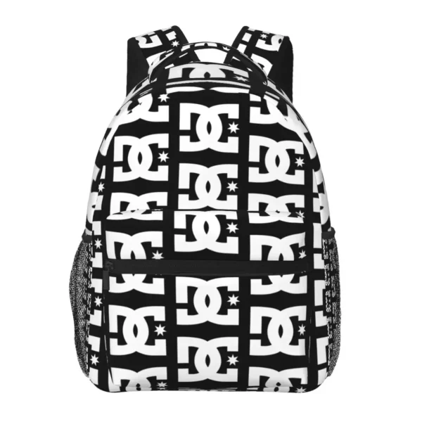 DC Shoe Co Backpacks Boys Girls Bookbag Children School Bags Cartoon Laptop Rucksack Shoulder Bag Large Capacity - zinifashion 1524