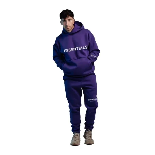 New Basic Style Hoodie Sweatshirt with Chest Sleeve Logo Heat Pressed Unisex Comfortable Soft Material Streetwear Fashion - Image 4