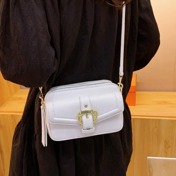 2025 New! Women's Premium - Texture Retro Small Square Bag. Trendy Fashion Simple Shoulder Messenger & Handbag, Durable Material . - Image 4