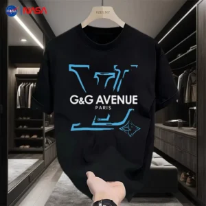 Light luxury trendy brand short-sleeved T-shirt men's 2025 new European and American casual round neck loose t-shirt top - zinifashion 18