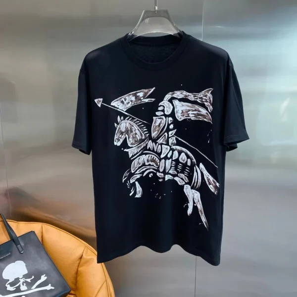2025 Summer Hot Selling New Men's Casual Short-sleeved Fashion Matching Hand-painted Printed Couple T-shirt - zinifashion 201768104