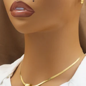 1 set/3pcs Fashion Design Couple Earrings Necklace Set For Women Men Stainless Steel Luxury Cute Jewelry Sets - zinifashion 36