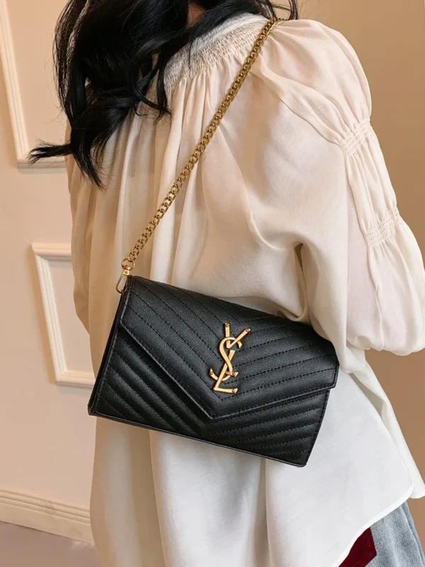 New Envelope Bag Women's Chain Crossbody Bag Commuter Mobile Phone Bag Niche Fashion Texture Bag Shoulder Bag For Women - Image 4