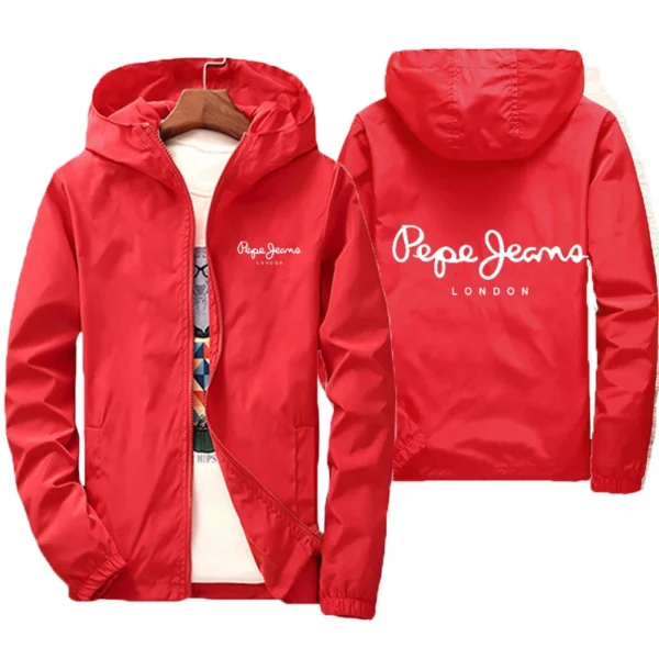 2025Men's new hiking jacket, outdoor hooded jacket, rainproof casual parka autumn outdoor sportswear, fashionable windbreaker. - Image 4