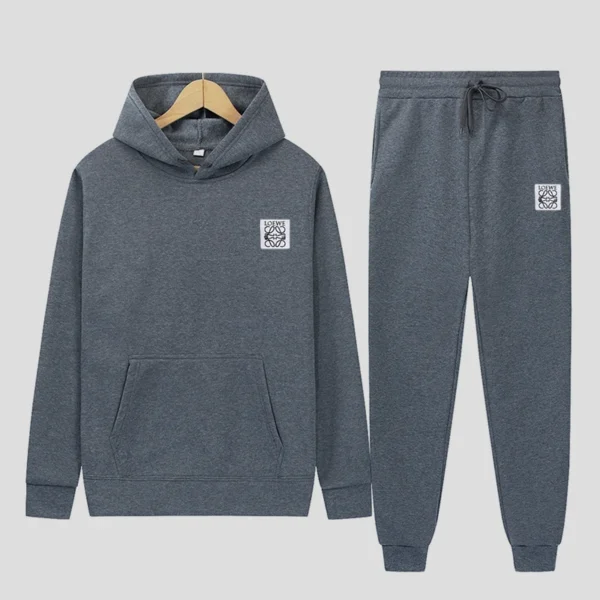 Men's Brand Sweater Set Anime Printed Cotton Hooded Sweater Pullover Men's Women's Fashion Fleece Long Sleeve Hoodie Set ... - Image 3