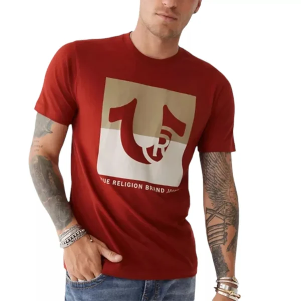 True Religion Mens T Shirts Short Sleeve Buddha Soft Summer Crew Neck Tee High-end Luxury Is for Both Men and Women Top Y2k - Image 3