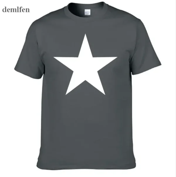 Fashion Brand Red Star T Shirt Mens Novetly Funny Short Sleeve T-shirt Tops 3D Print Fitness O Neck T Shirts - zinifashion 200000343 - Image 4