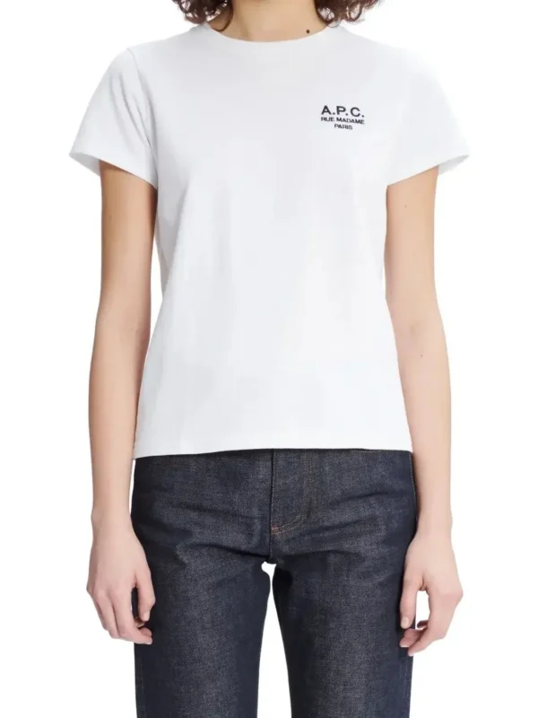 New Japanese and Korean A letter pattern printing 100% cotton loose T-shirt men and women couple short-sleeved T-shirt - zinifashion 1501 - Image 3