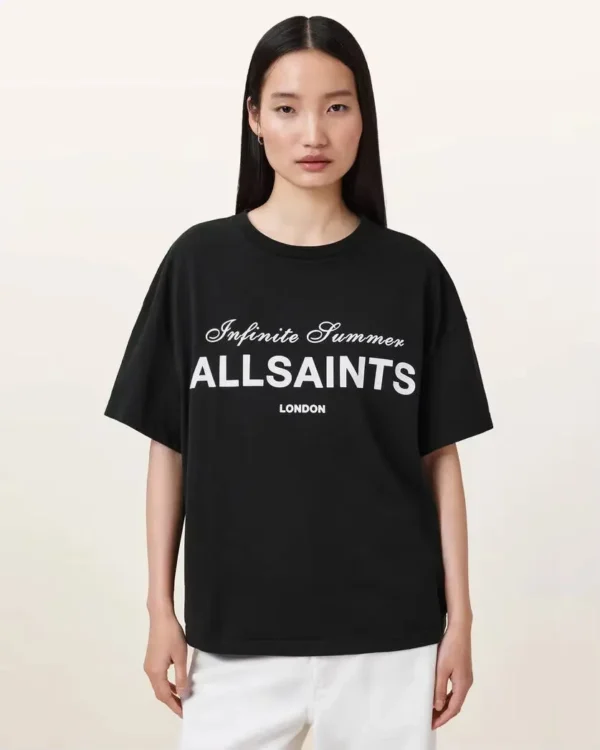 2025 Hot Sale The Latest Styles Cotton Print T-shirt Fashion Casual Letter Pattern Top Summer Loose Motorcycle Women Top Tee - zinifashion 200000345 - Image 6