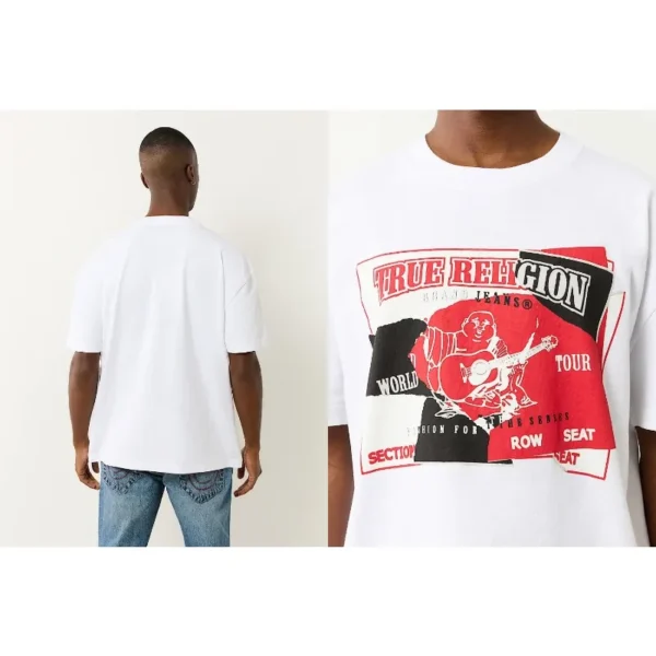 Printing Luxury Brands True Religion Style Rider T-shirt Top Clothing Vintage Print T Shirt Y2K in Tops Tees graphic t shirts - zinifashion 200000343 - Image 6