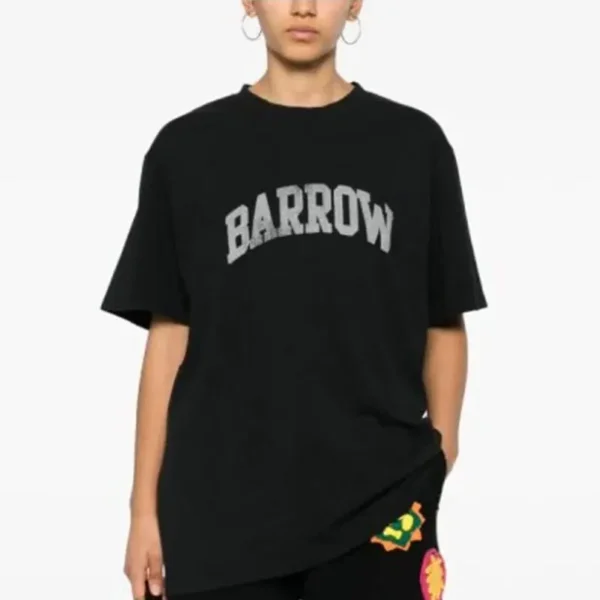 2025 Summer 100% cotton barrow Men's T-shirt top Short sleeve Women's T-shirt Casual shopping high quality clothing brand print . - Image 2