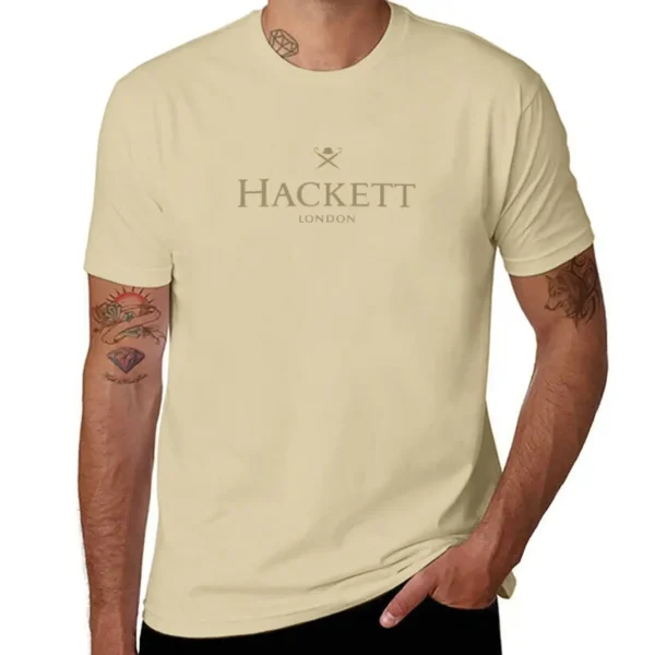 cute tops customs design your own oversized mens t shirts Hacket Limited T-Shirt Informal Hot Sale Round Collarharajuku Crewneck . - Image 3