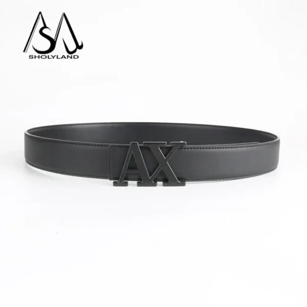 New Trend Fashion Men's Belt Leather Designer Pants Fashion Brand Wide Belt Men's Luxury Fancy Vintage Strap Men's Jeans - zinifashion 200000297 - Image 5
